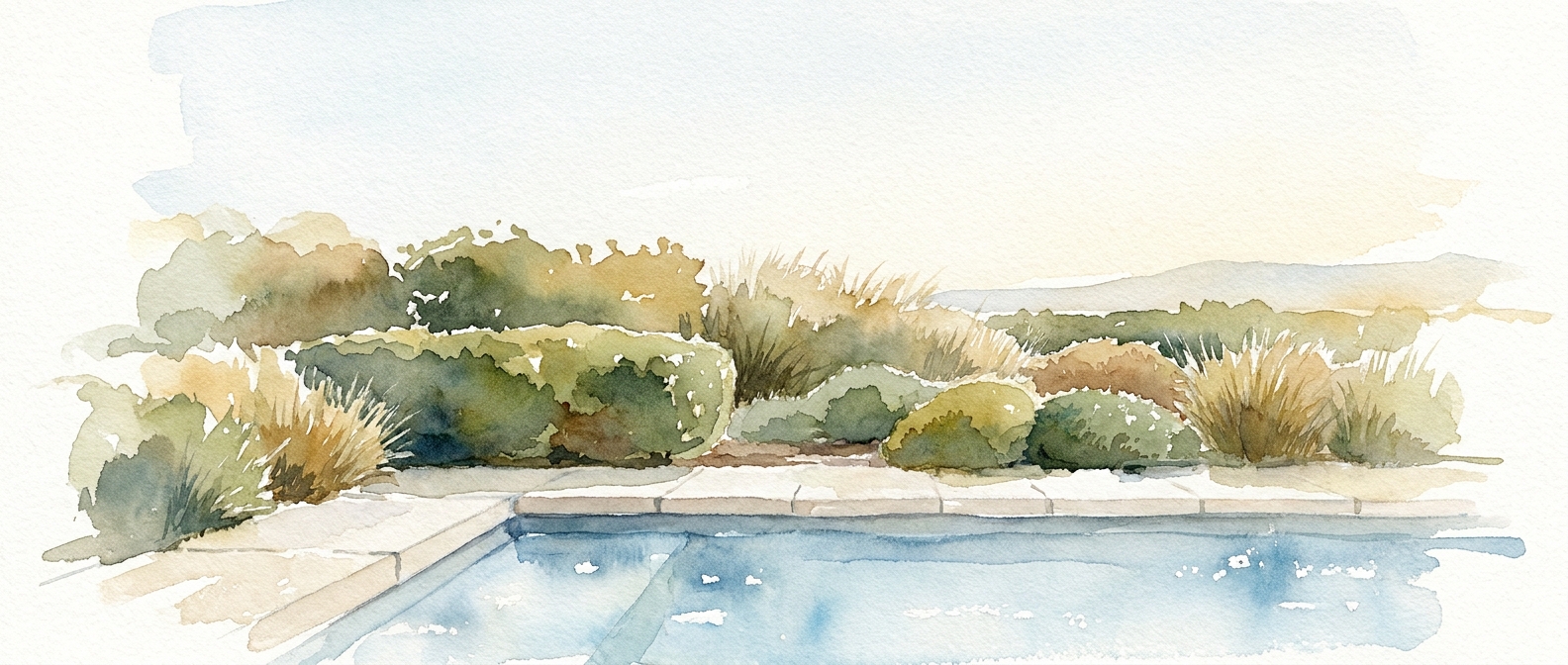 The no-list matters more than the plant list: watercolor study