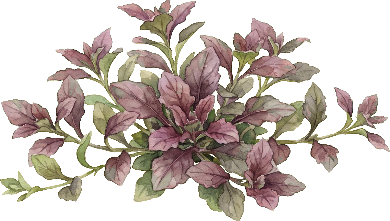 Watercolor of Ajuga